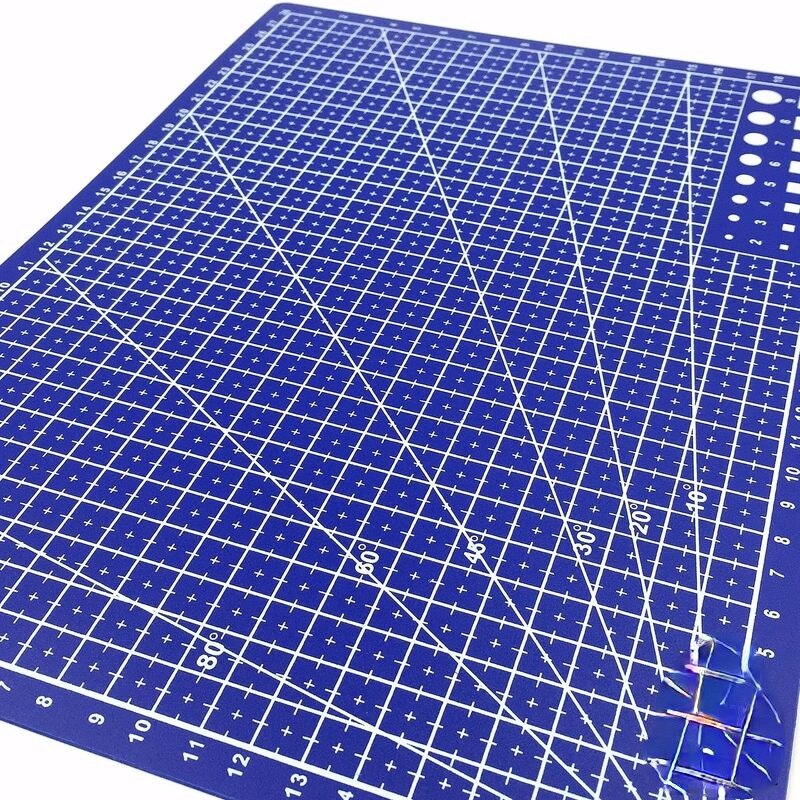 A3 A4 5 PVC Cutting Mat Workbench Patchwork Cut Pad Sewing Manual DIY Knife Engraving Leather Cutting Board Single Side Underlay