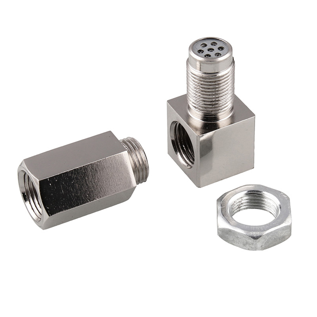 Perfeclan 90 Degree Steel Angled O2 Sensor Bung Oxygen Extension Spacer