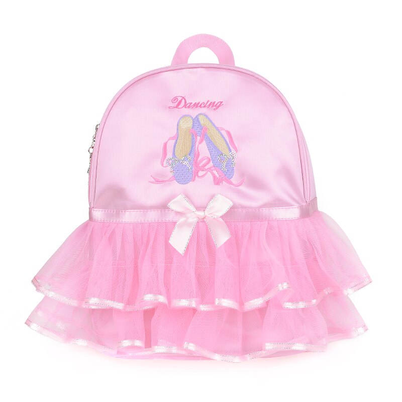 Rosa Spitze Mädchen tanzen Tasche für Mädchen tanzen Ballett Tasche Für Mädchen Baby freundlicher Ballerina Tasche Kind Gymnastik Bestickt Rucksack