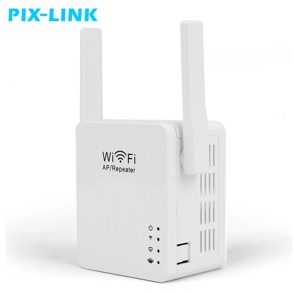 PIXLINK 300Mbps router WiFi Ripetitore 2.4G Rete Internet lungo gamma estensore Ripetitore Punto di Accesso facile impostato-su w/USB 5V/2A Porta
