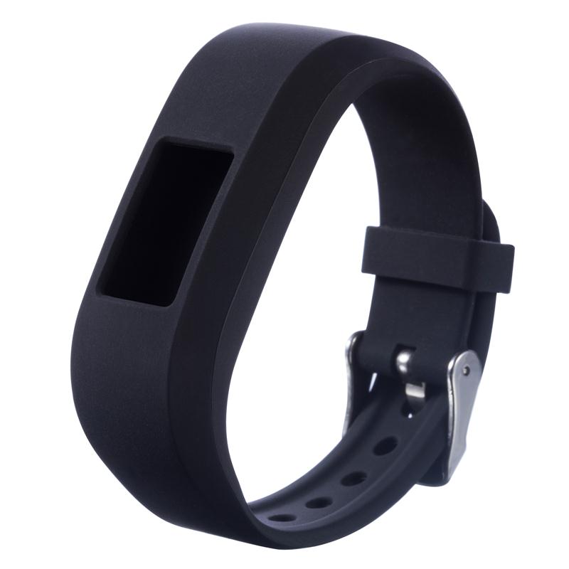Per Vivofit JR cinturino cinturino cinturino di ricambio in Silicone per Garmin VivofitJR 2/JR2 Smart Wristband cinturini sportivi per bambini: Black