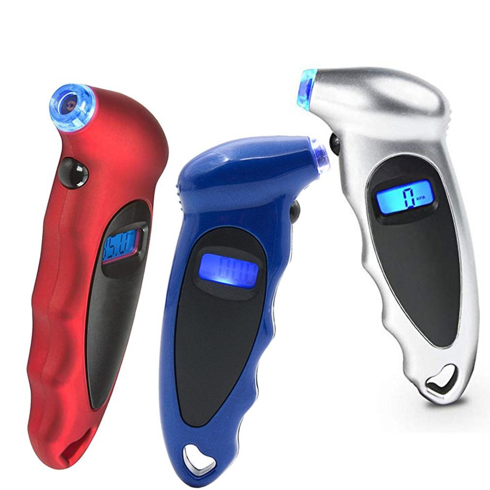 Car High Precision Car Tire Pressure Gauge Liquid Crystal Display Barometer Electronic Digital Tire Pressure Gauge