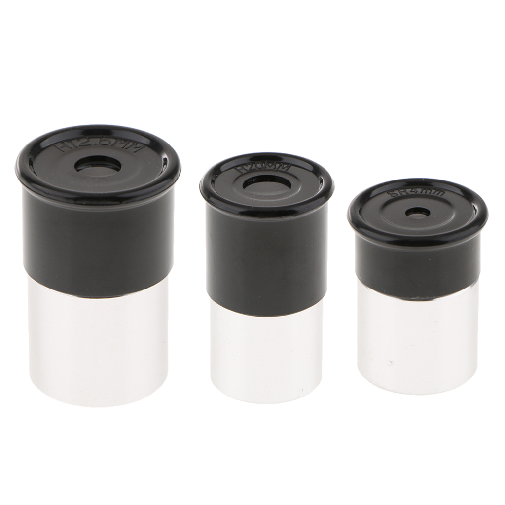 Accesorio telescopio lente ocular para la astronomía SR4mm H12.5mm H20mm 0.965"