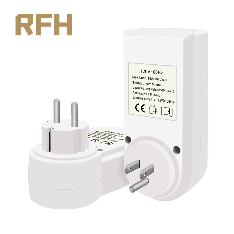 Electronic Digital Timer Switch EU US Plug Kitchen Outlet 230V 110V 7 Day 12/24 Hour Programmable Timing Socket