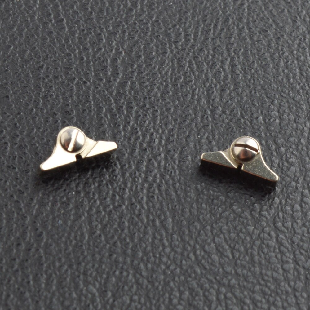 1 paire charnière de lunettes haute Nickel 1.6mm de large forte charnière de soudure de lunettes pour la réparation de cadre optique