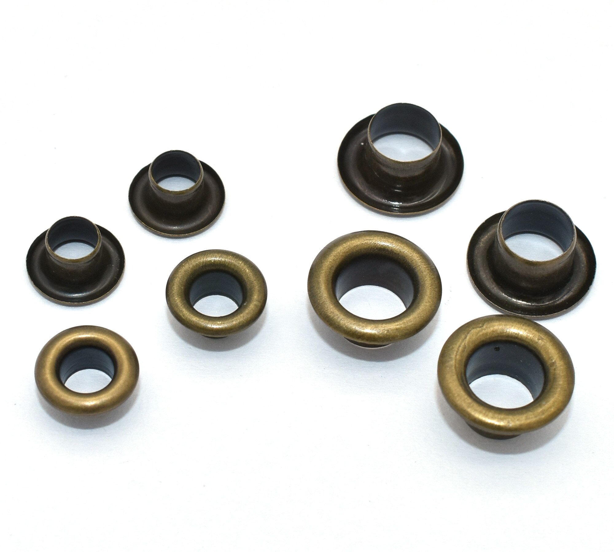 Eyelet Grommets Antique Bronze Grommets Metal 4/6mm Eyelet with Washers for Leather Craft Shoes Sewing Hardware DIY Accessories