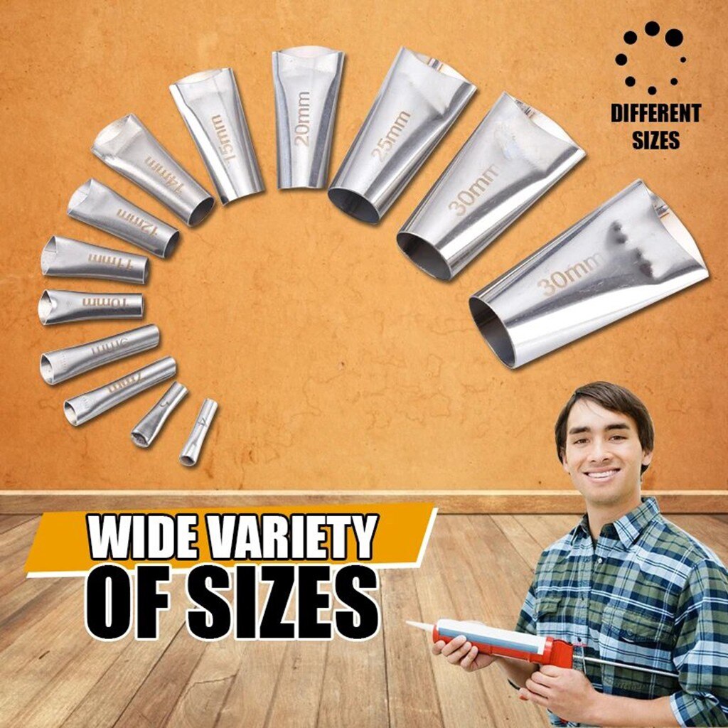 Wall Caulking nozzle applicator finishing tools Caulking Finisher Silicone Sealant Nozzle Glue Remover Scraper Caulking Nozzle