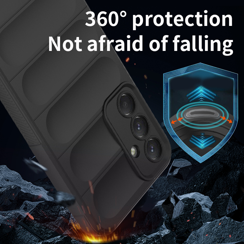 Case For Samsung Galaxy M35 M15 M55 5G Back Cover Phone Case Soft Silicone Anti-fall Shockproof Funda Coque Cases