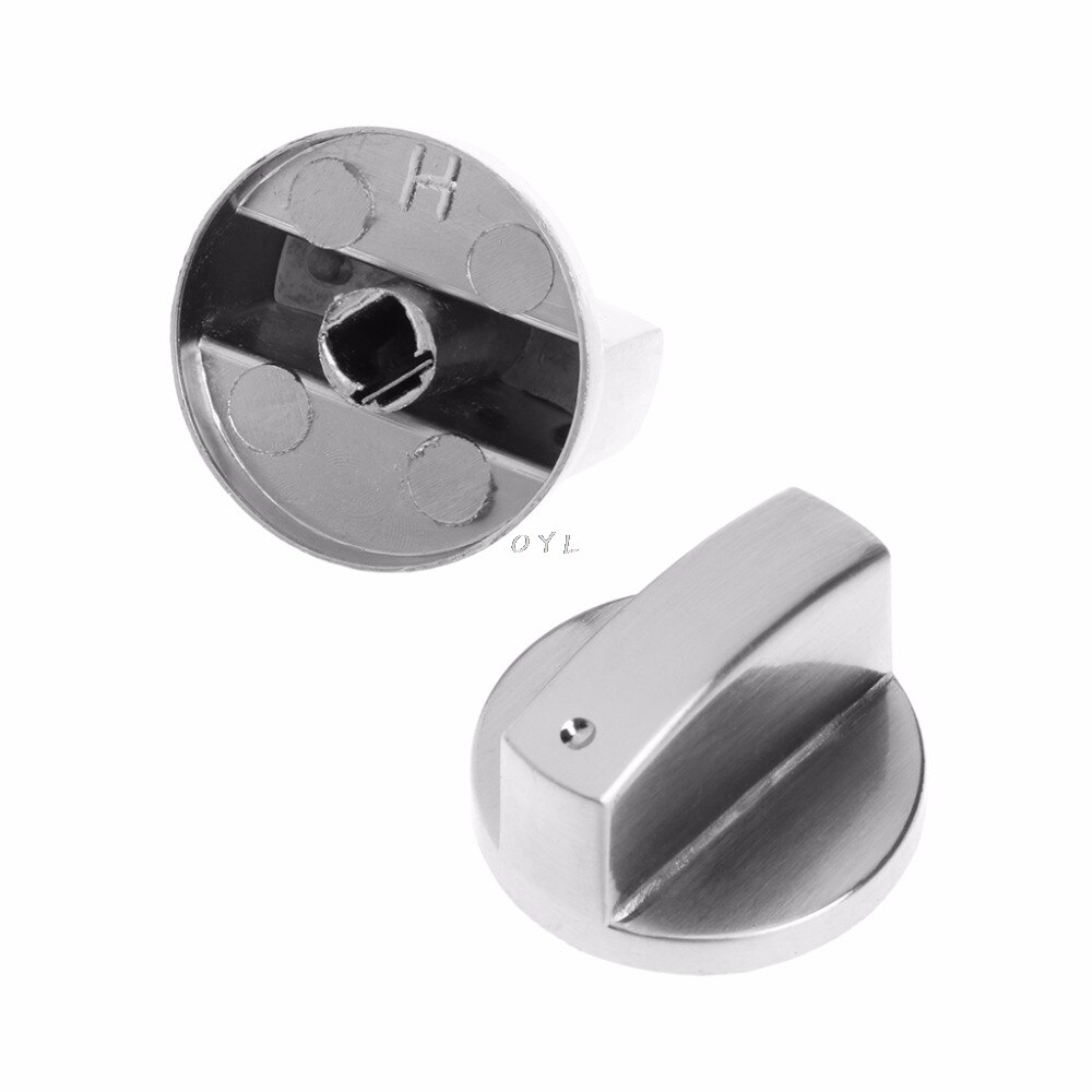 Durable 2Pcs Universal Cooker Oven Gas Stove Control Range Knob Switch Replacement Metal