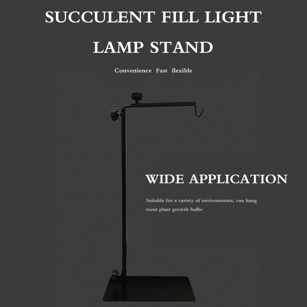 Reptil lampestand justerbar gulvlampeholder stativ landingslampe stand bracke support til krybdyr glas varmelys