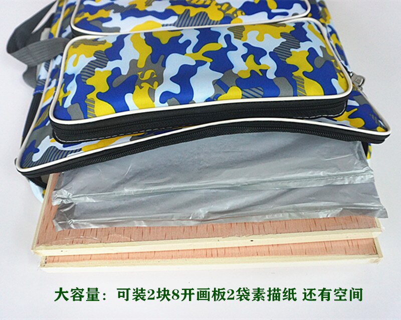 Cartoon Drawing Set Art Bag A3 Sketch Pad/Drawing Kit 8K Art School Bag Painting Bags for Kids Sketchpad Bag Waterproof