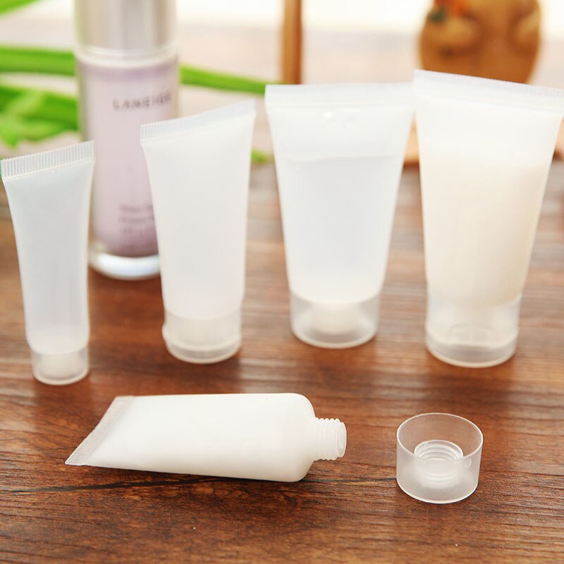 10Pcs 15Ml-100Ml Lege Reizen Cosmetische Soft Tube Squeezable Gezichtscrème Container Hand Sanitizer Lotion Fles gel Sample Pot