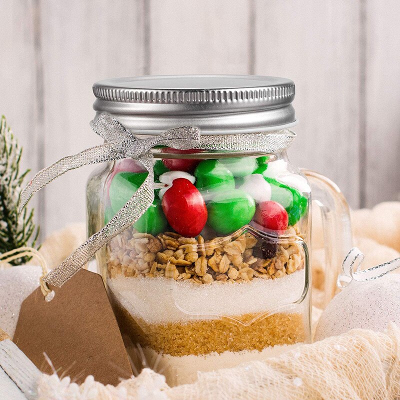 Fresh-keep Lids 10/12PCS Tinplate Sealing Lid Glass Jar Storage Canning Lid Wide Mouth Lids Kitchen Food Container Covers