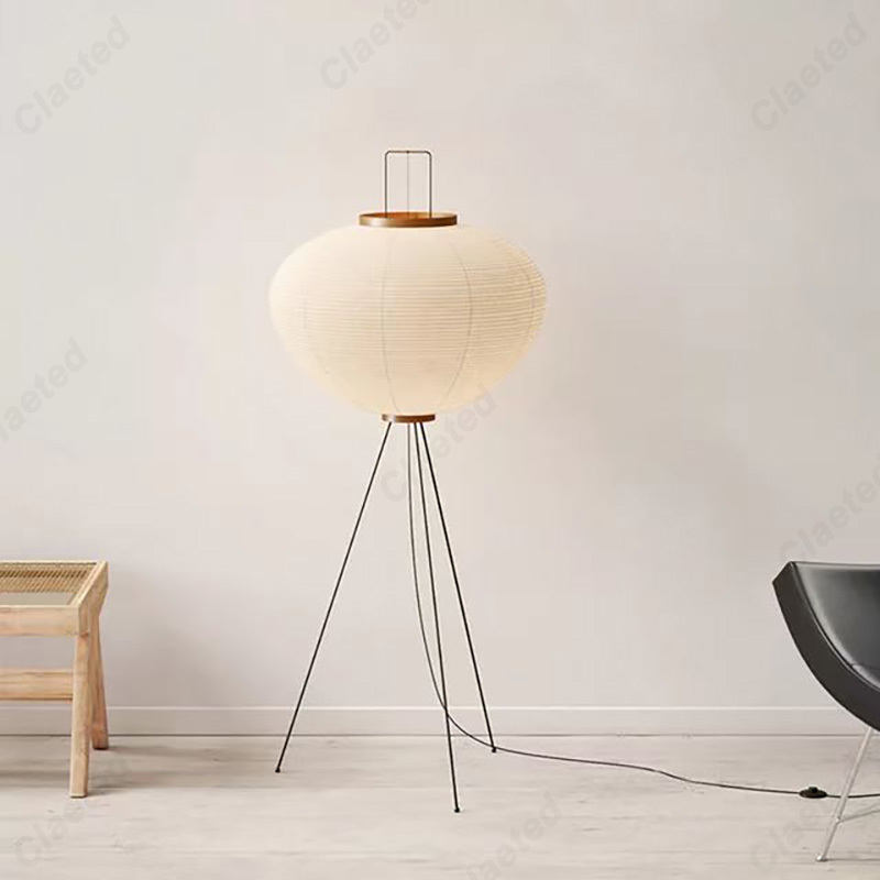 Og minimalistisk led-rispapirbordlampe retro boligindretning stue soveværelse spisestue atmosfære dekorativ belysning