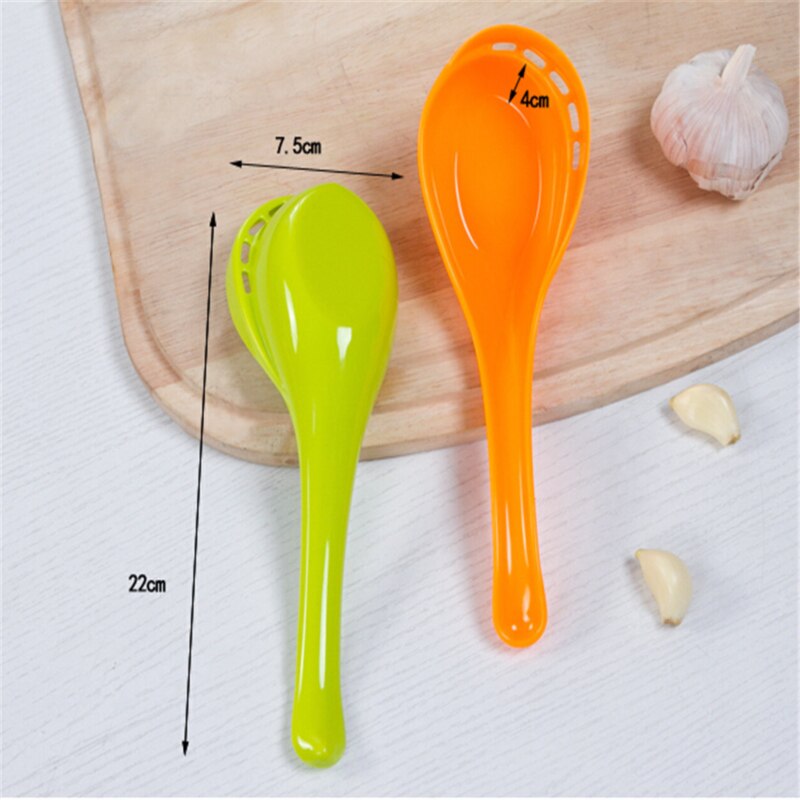 Long-Handle Dual-Use Side Leaky Soup Spoon Serving Soup Filtering Large Spoon Kitchen Tableware Spoon Flatware