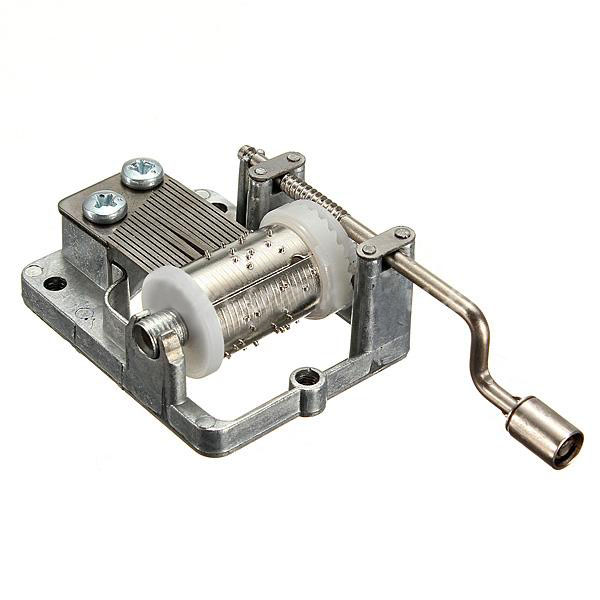 Mini Music Box cranked inner rotational Movement