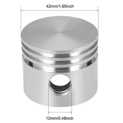 Air Compressor Engine Piston Aluminum Alloy 42mm Dia 41mm Height with 12mm Bore