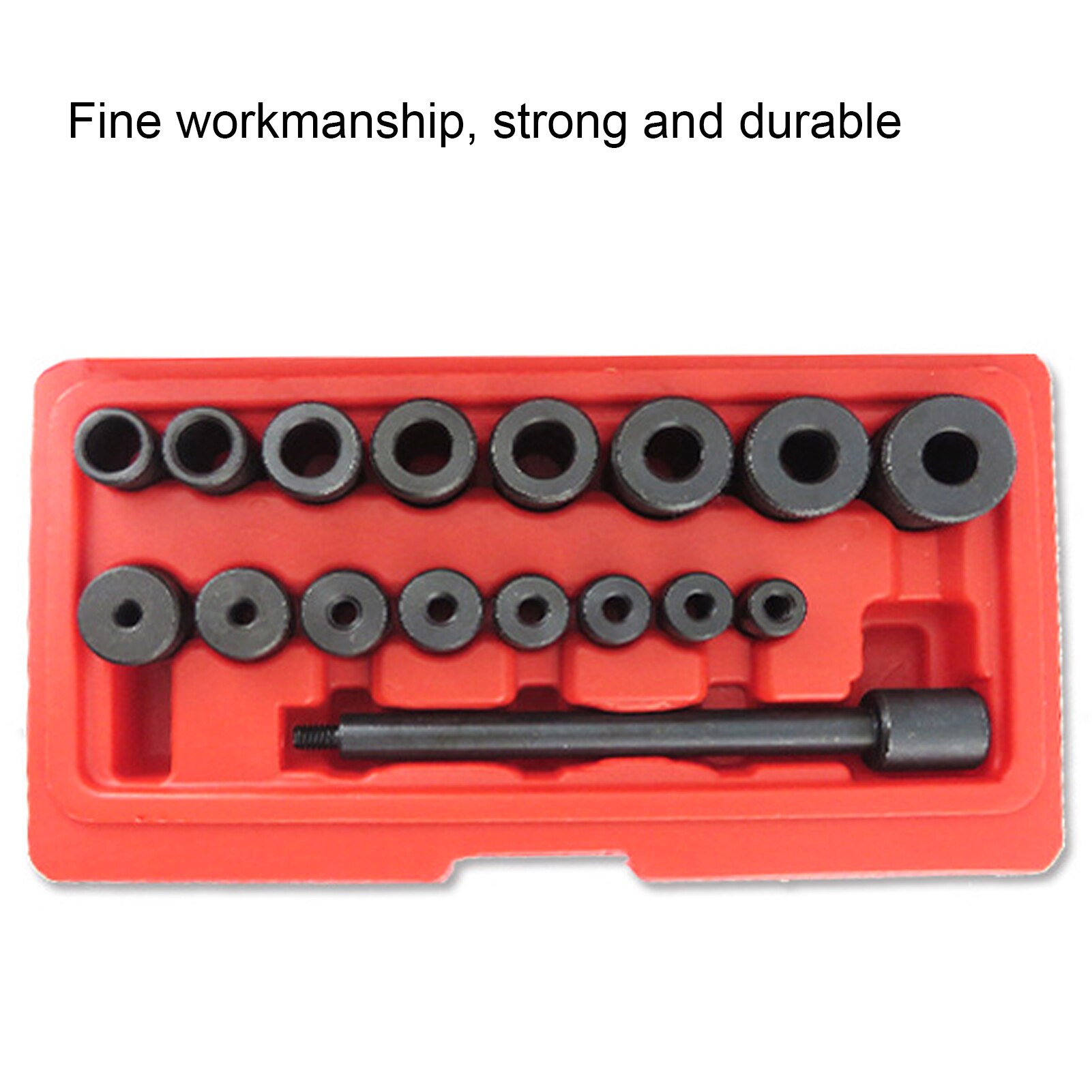17pcs Metal Centring Mandrel Clutch Tool Kit Clutch Installing Tool Coupling Spine Set Car Accessories