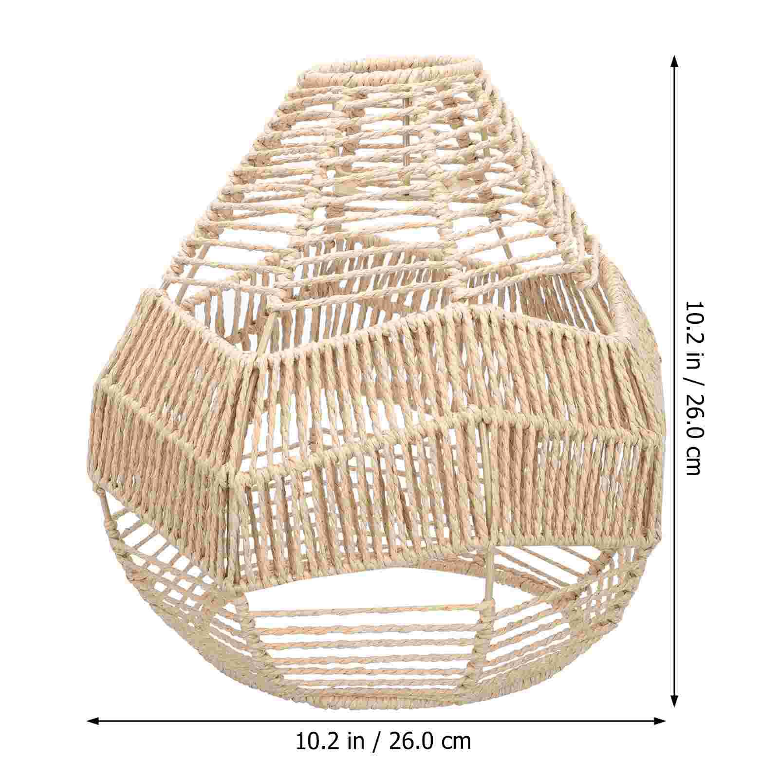 Home Lamp Cover Lampshade Paper String Woven Chandelier Lampshade