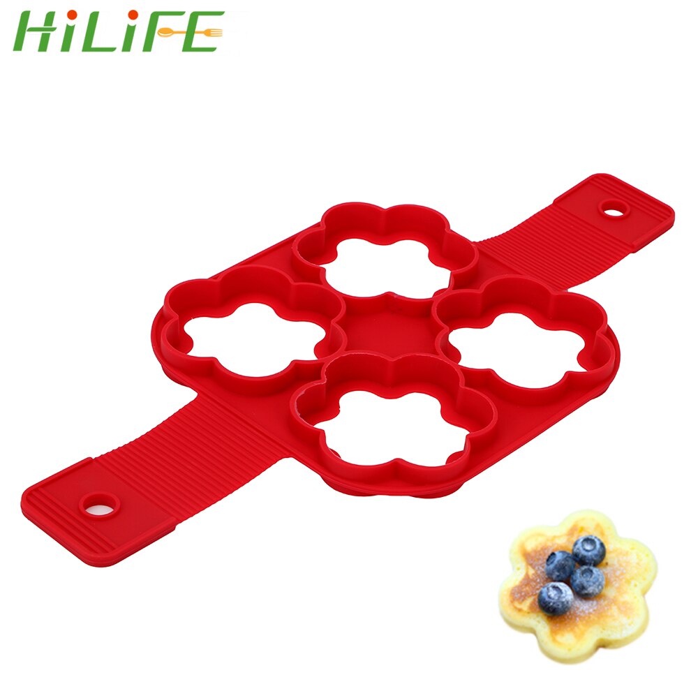 HILIFE Pancakes Cheese Egg Porous Mold Egg Ring Maker Eggs Mold Pancake Maker Cooking Tool Nonstick