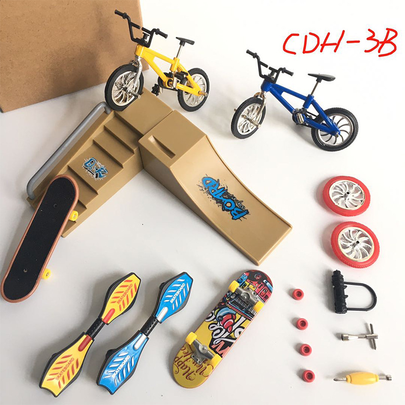 Kit de Mini-vélo BMX, Skateboard à doigt, parc , modèle de Scooter, jouet pour enfants, touche pour: CDH-3B