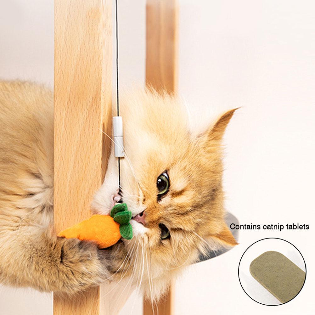 Electric Funny Cat Toy Funny Cat Toys Bottom Toys For Cat Plastic Spring Rod Intelligence Toy Interactive Toy Perfect For Cats