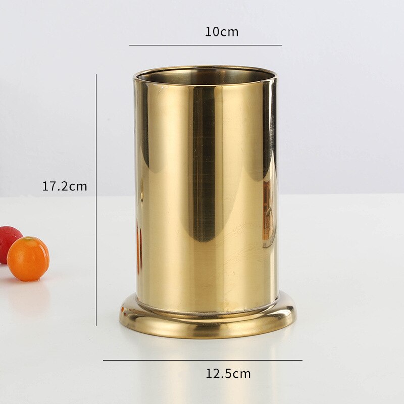 Gold Stainless Steel Chopstick Cutlery Drainer Box Tableware Organizer Rack Spoon Fork Storage Holder Kitchen Accessories: light green