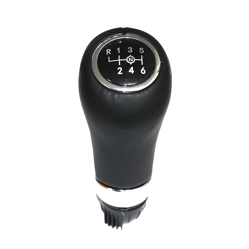 Couvercle de pommeau de levier de vitesse manuel en cuir, pour Mercedes Benz C/E/GLK W202 W203 W204 5/6 Speed C260 C200 E180 E200 E260 E300: Default Title