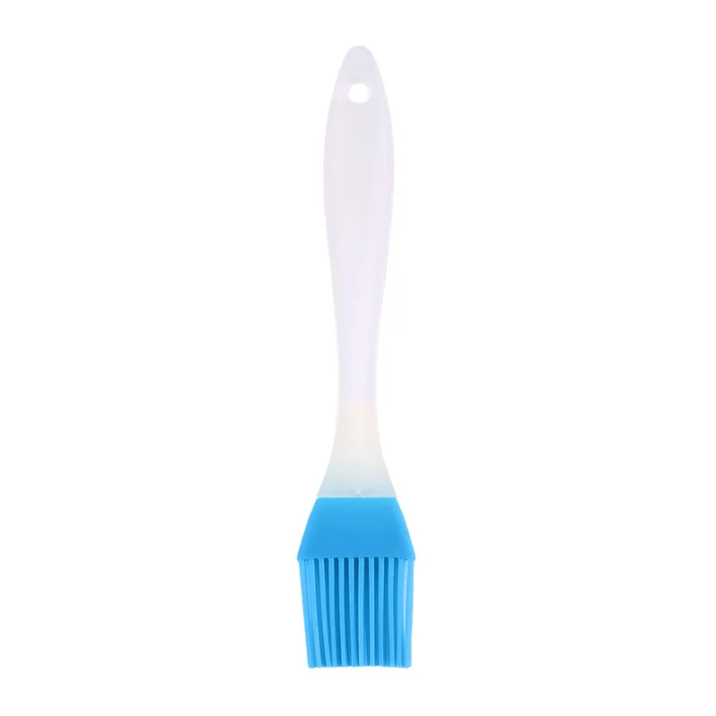 Silicone BBQ Brush BPA Free Basting Pastry Brush with Stainless Steel Handle Barbecue Turkey Oil Brush for Grilling: SKY BLUE
