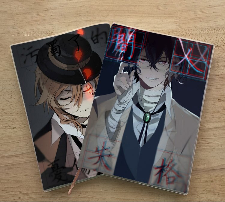 Anime perros callejeros Bungou Nakajima Atsushi osamu dazai Edogawa Ranpo estudiante protección de ojo Bloc de notas diario memorando de cumpleaños: M