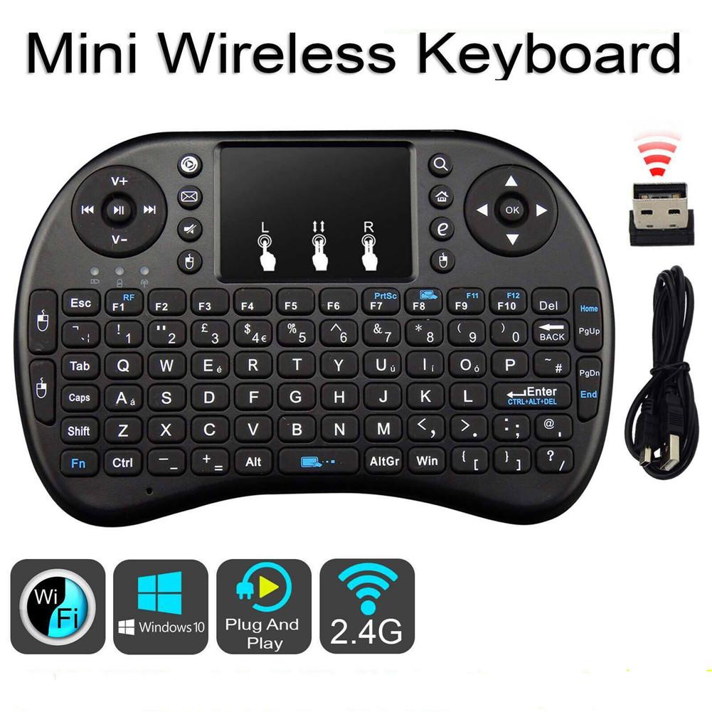Wireless Keyboard Mini 2.4G Wireless Mini Keyboard with Touchpad for PC Android Smart TV BOX KY