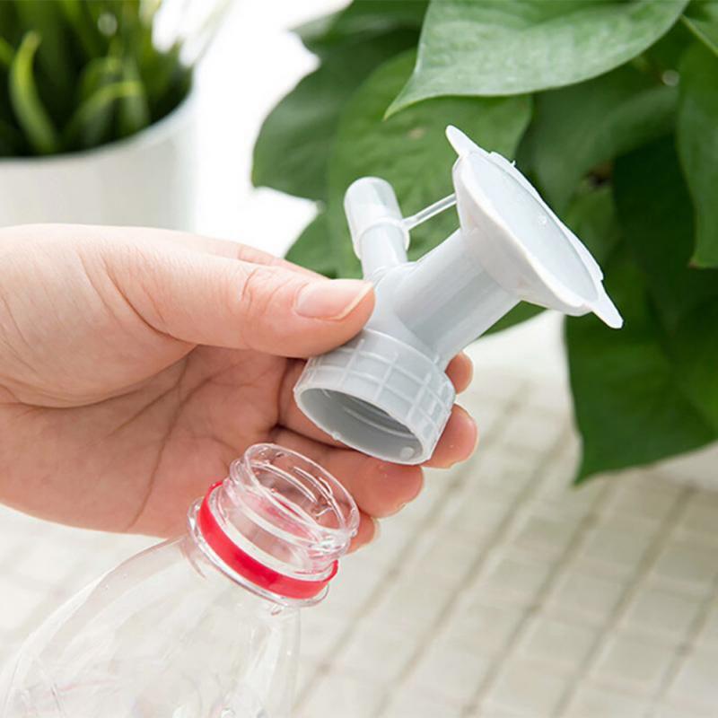 Twee-in-één kunststof sproeier, meerkleurige tuinsproeier, drankflessproeier, draagbare watergever voor potplanten