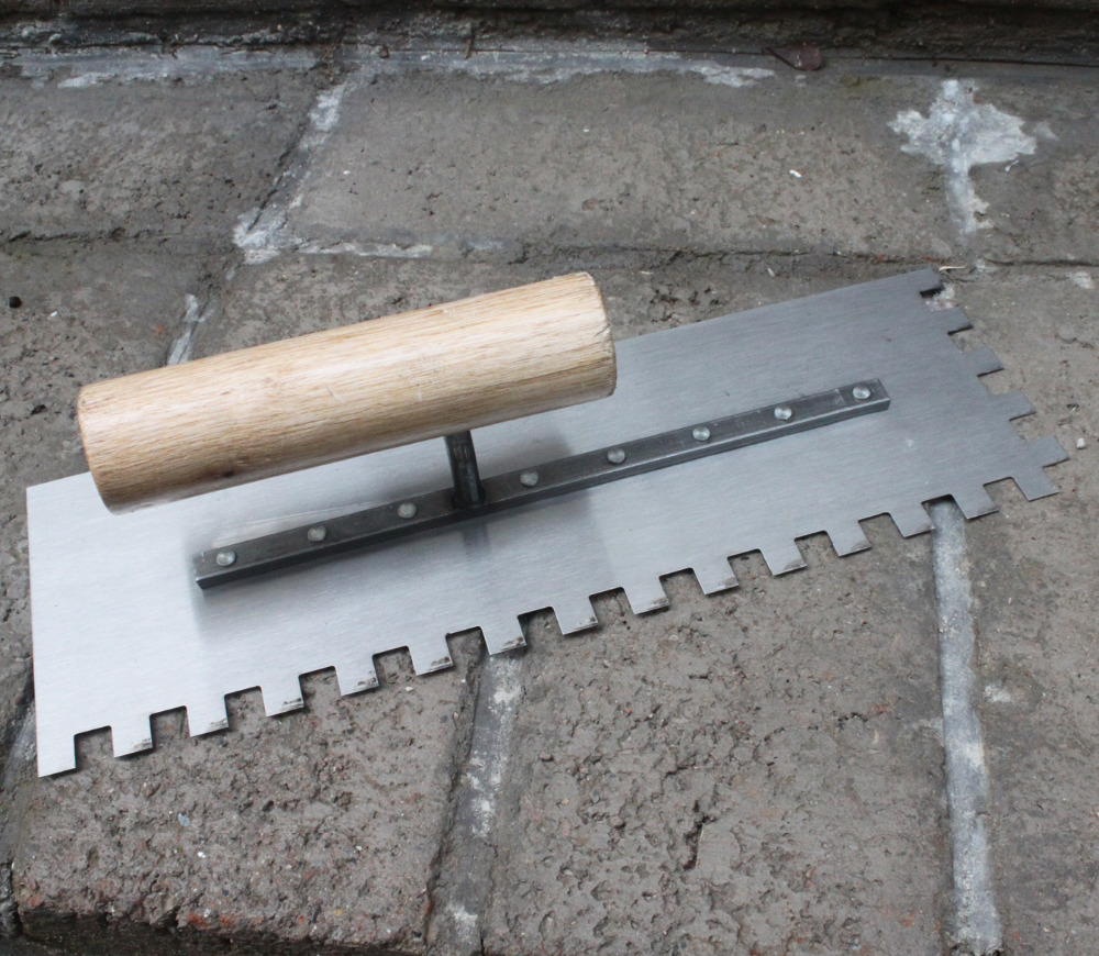 Wooden Handle Builders Masons Plastering Bucket Trowel Tool