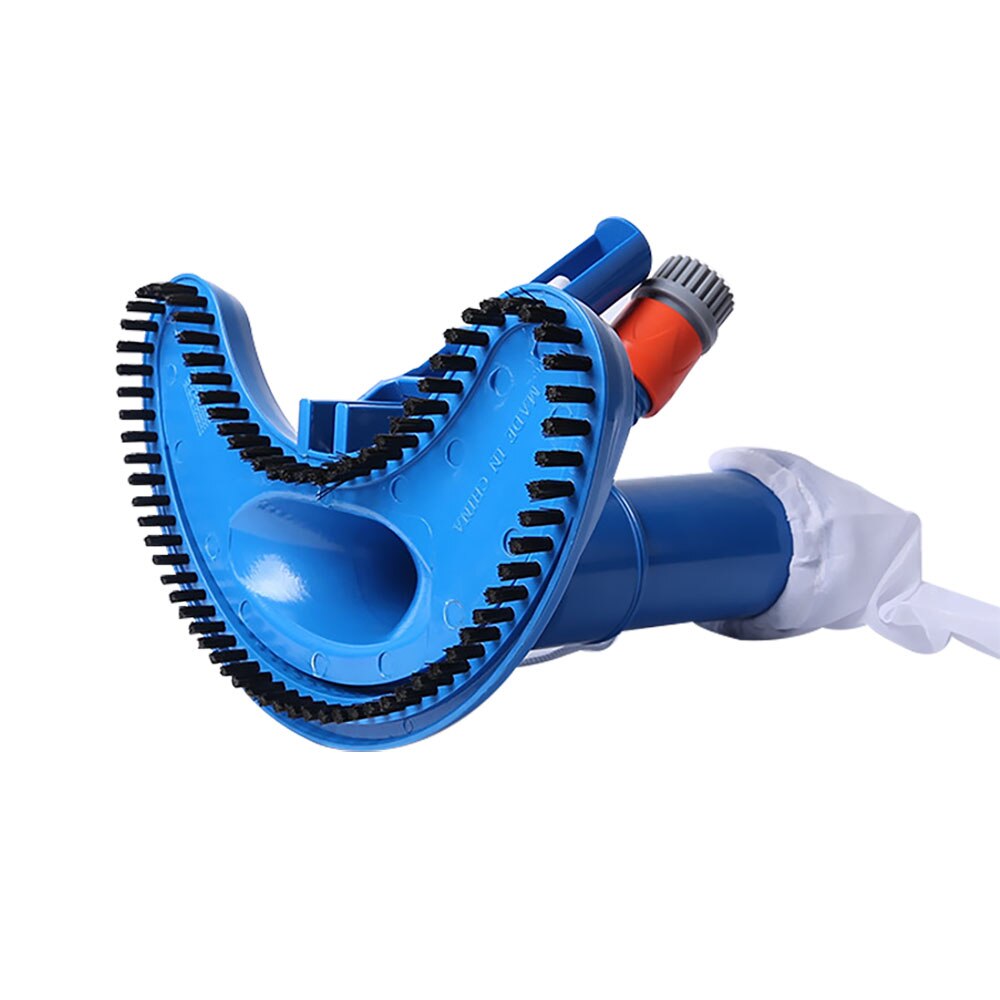 Mini Jet Swimming Pool Vacuum Cleaner Floating Objects Suction Fountain Pond Head Vacuum Brush Cleaner Cleaning Tools 1 set: EU