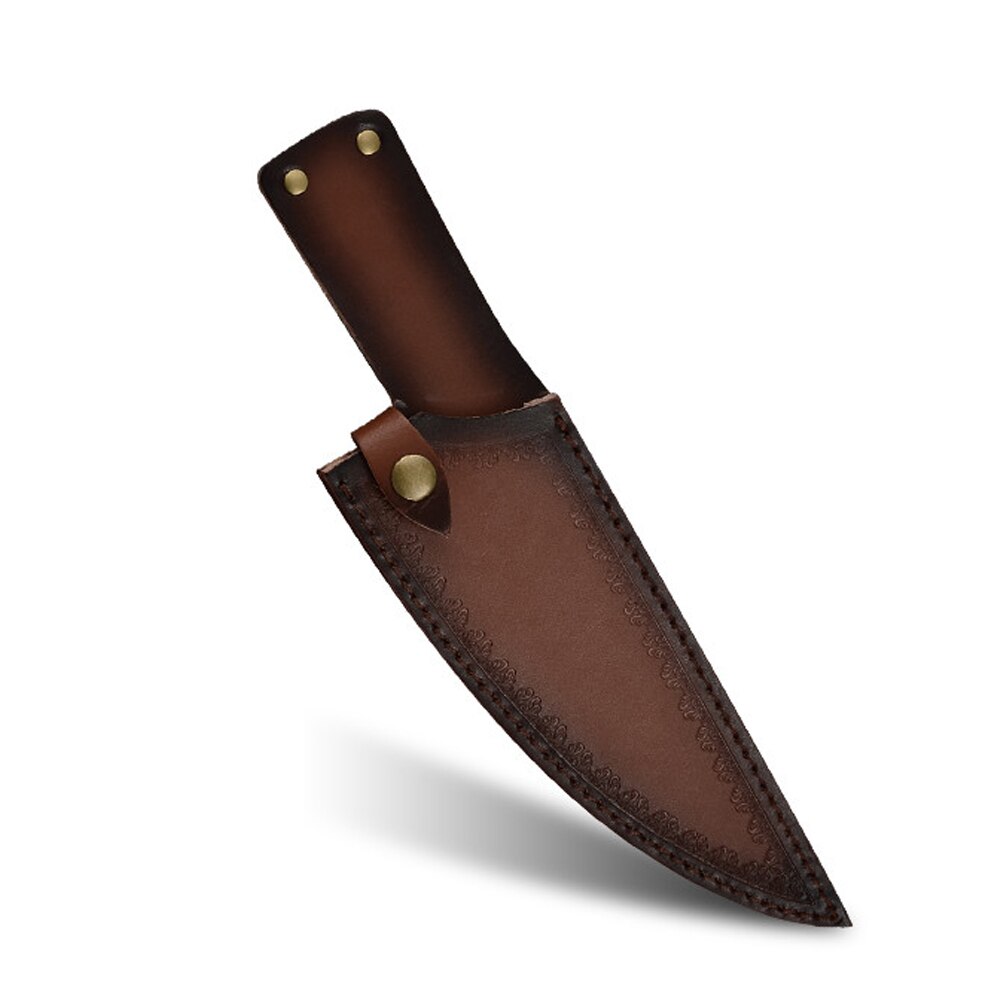 XYj Leather Knife Sheath Boning Chef Butcher Knives Blade Guards Protector With Belt Loop Good for Protect Fixed Blade&amp;Carry Out: A