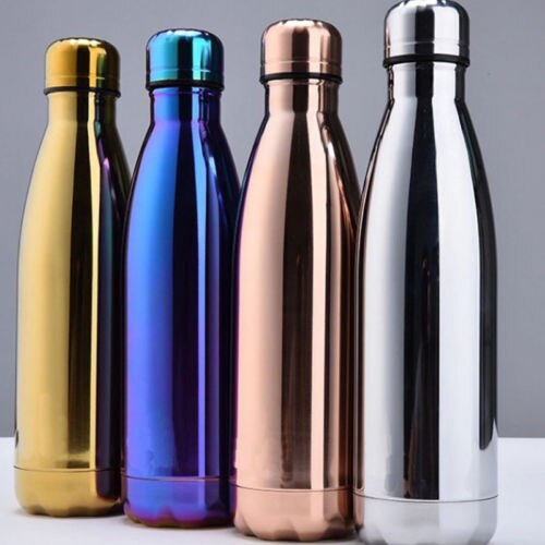 Solid P[ortable Thermos Cup Flask Vacuum Stainless Steel 500ml Coffee Tea Water Insulated