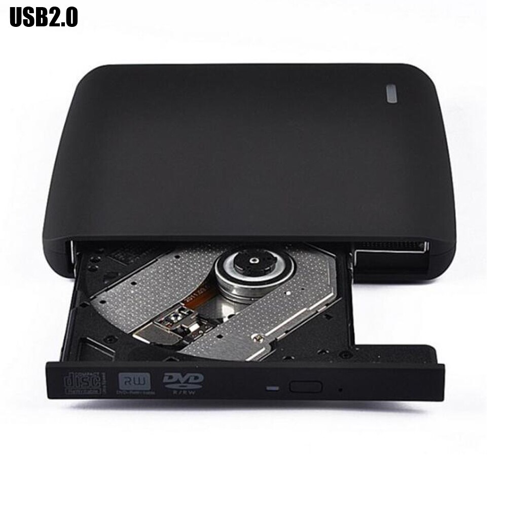 External 8X USB 2.0 Portable DVD-RW/CD-RW Burner Writer Rewriter Optical Disc Drive CD DVD ROM Player for PC HP ACER Lenovo