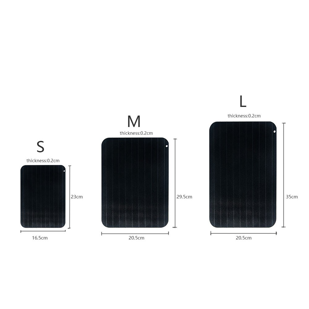 Kitchen Accessories Magic Fast Defrosting Tray Thaw freezing Food Meat Fruit Quick Defrosting Plate Board Safe Fast Thawing Tool