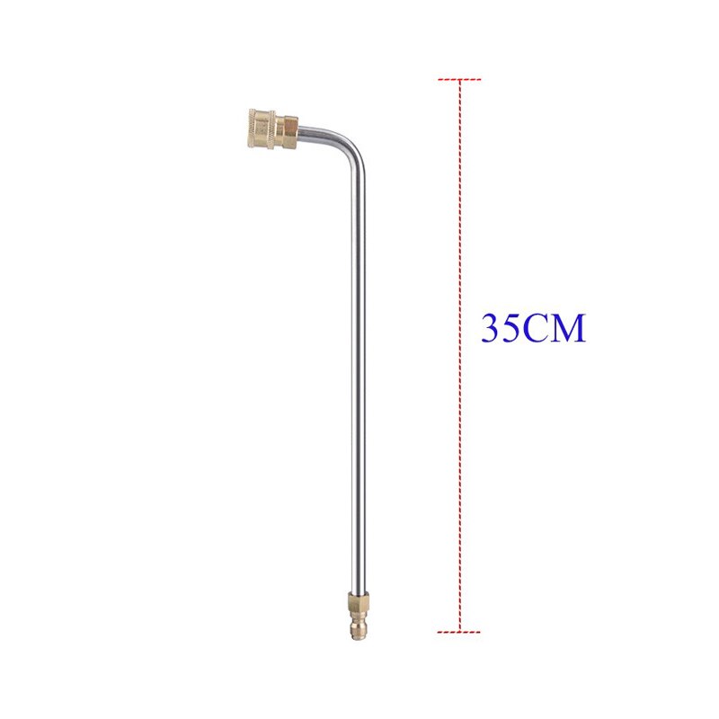 High Pressure Washer Gutter Cleaner Attachment For Lance/Wand 1/4" Quick Connect,for Lavor for Nilfisk for Bosch car accessories: Brown