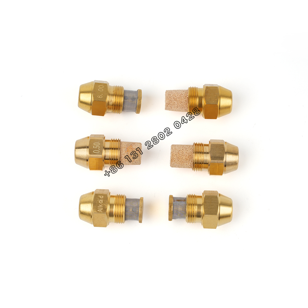 80 Degree Waste Oil Burner Nozzle Diesel Fuel Jet Brass Burner Oil Nozzle Burner, Boiler, large flow Injection