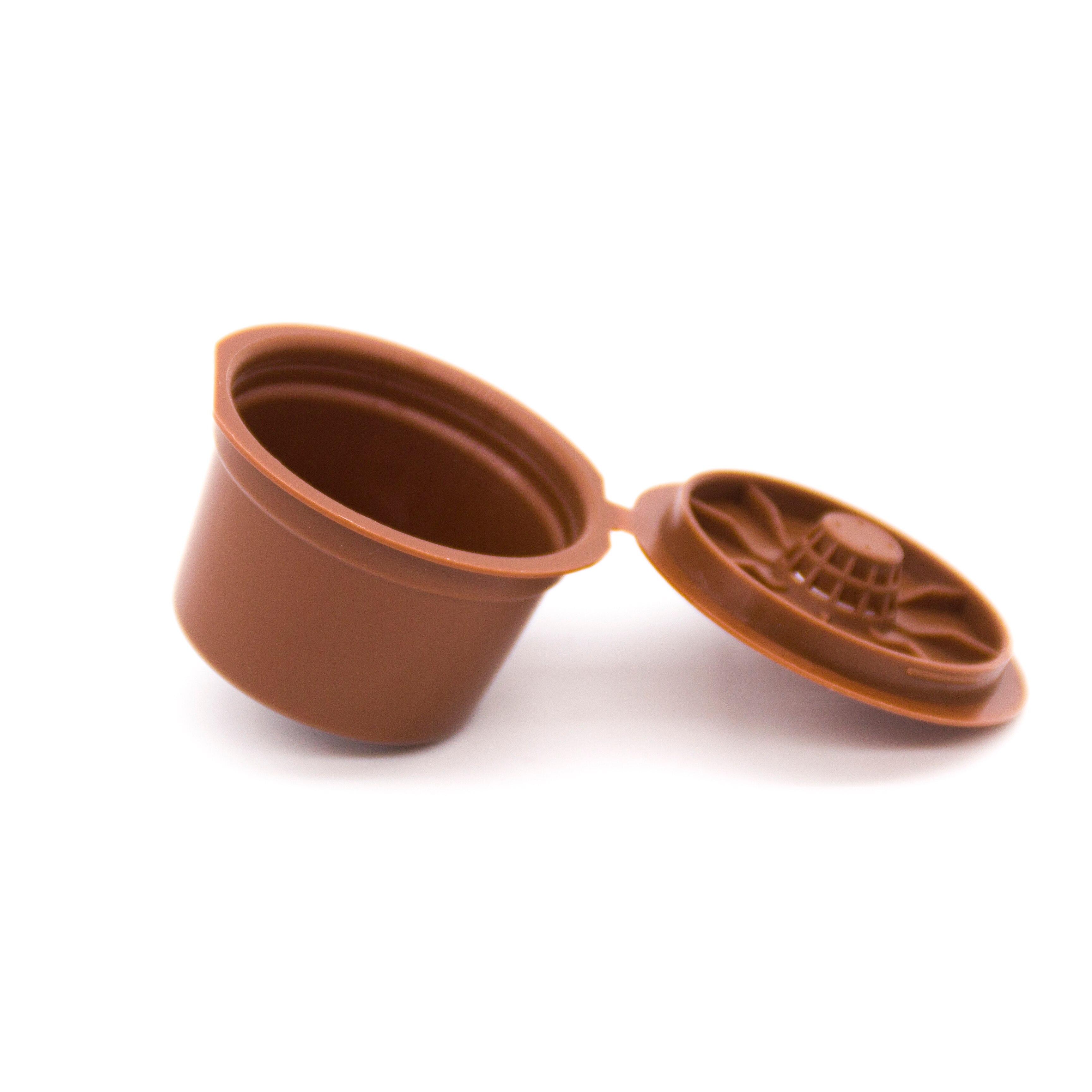 capsula di caffè riutilizzabili da 3 pezzi per cialde di caffè ricaricabili Caffitaly in plastica adatta per filtro caffè Caffitaly