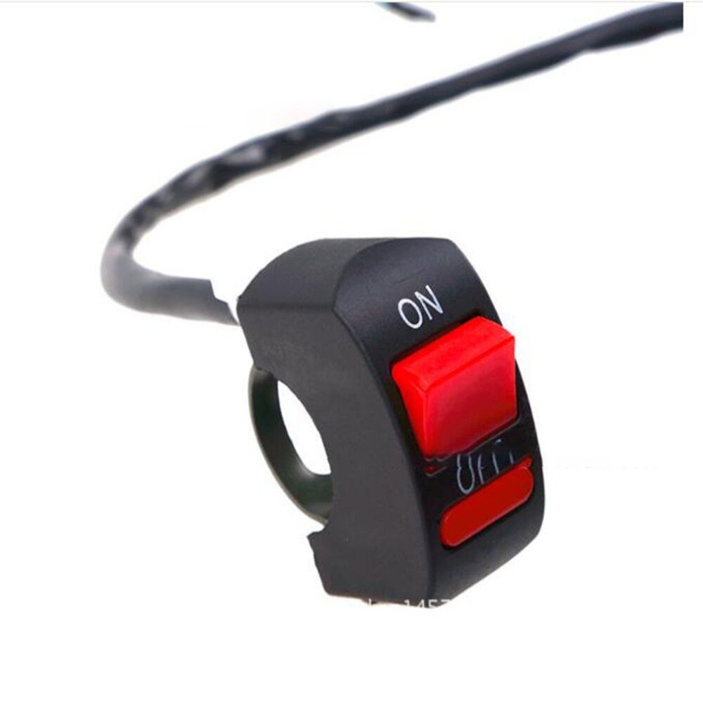 1 Piece Motorcycle Switches Bullet Connector Handlebar Switches ON/OFF Button Connector Push Button Switch Motorbike Accessories
