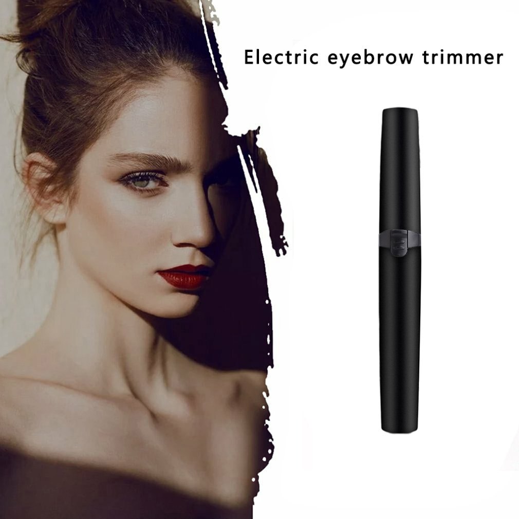 Electric Eyebrow Trimmer Multifunctional Double-Headed Eyebrow Trimming Knife Travel Portable Eyebrow Trimmer