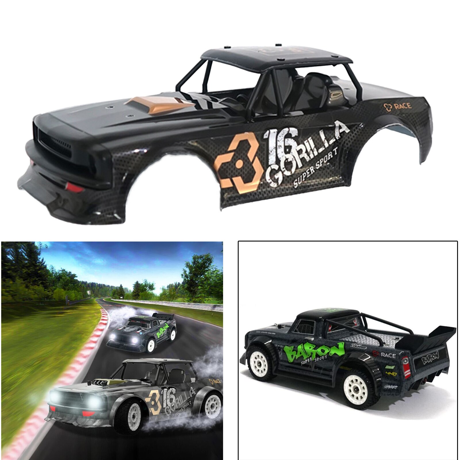 Ersatzkarosserie für sg -1604 1:16 rc-rallye-truck-upgrade-teile
