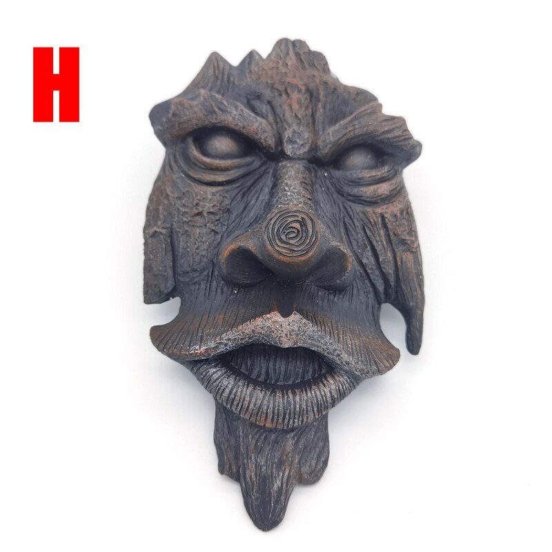 Old Man Tree Hugger Tree Face Outdoor Funny Old Man Tree Sculpture Yard Art Garden Peeker Interesting Garden Decoration: H