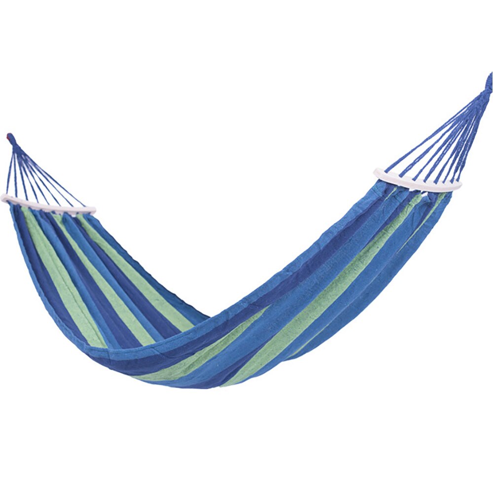 Inya Ultralight Camping Hammock with backpack rainbow Outdoor Leisure Portable Hammock canvas Hammocks: Blue with roll