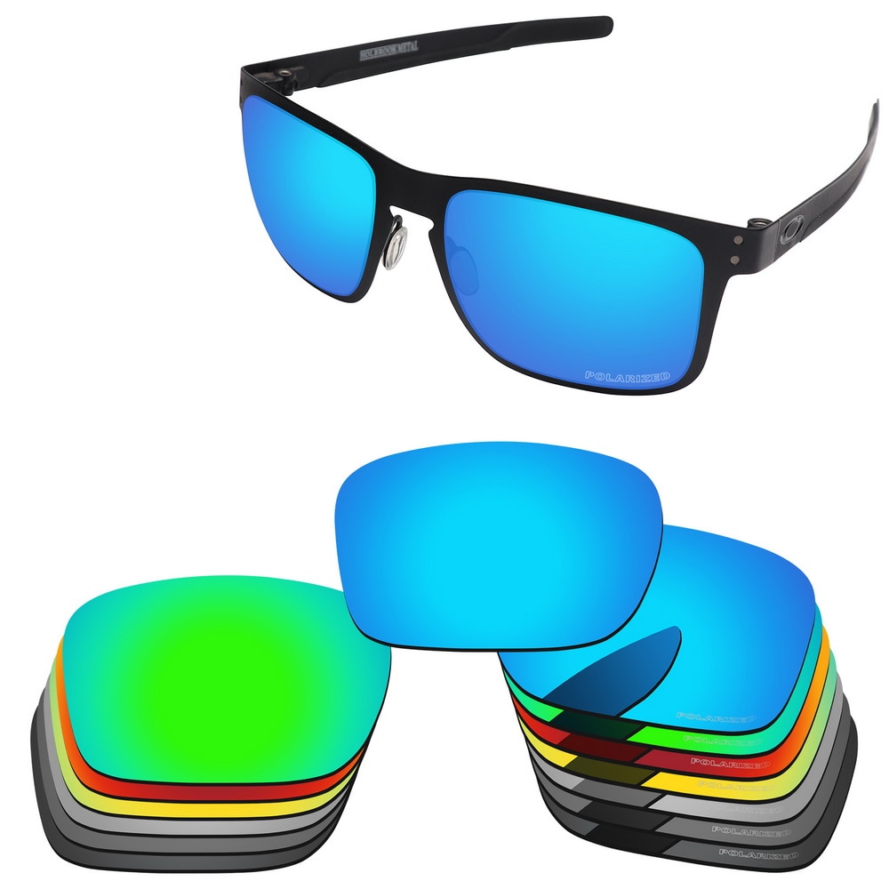 Alphax Polycarbonat POLARISIERTE Ersatz Linsen für-Oakley Holbrook Metall Sonnenbrille OO4123-Mehrere Optionen