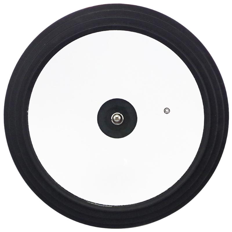 Universal låg til gryder pander hærdet glas med varmebestandig silikone kant grydelåg passer til 26cm 28cm 30cm køkkengrej