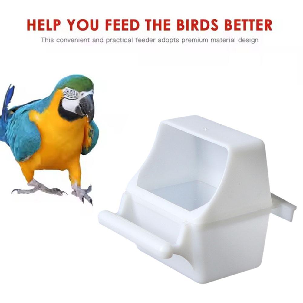 Mangeoire à oiseaux Portable de de grille, récipient d'eau et de nourriture d'oiseau suspendu pour accessoires d'oiseaux de Cage à oiseaux