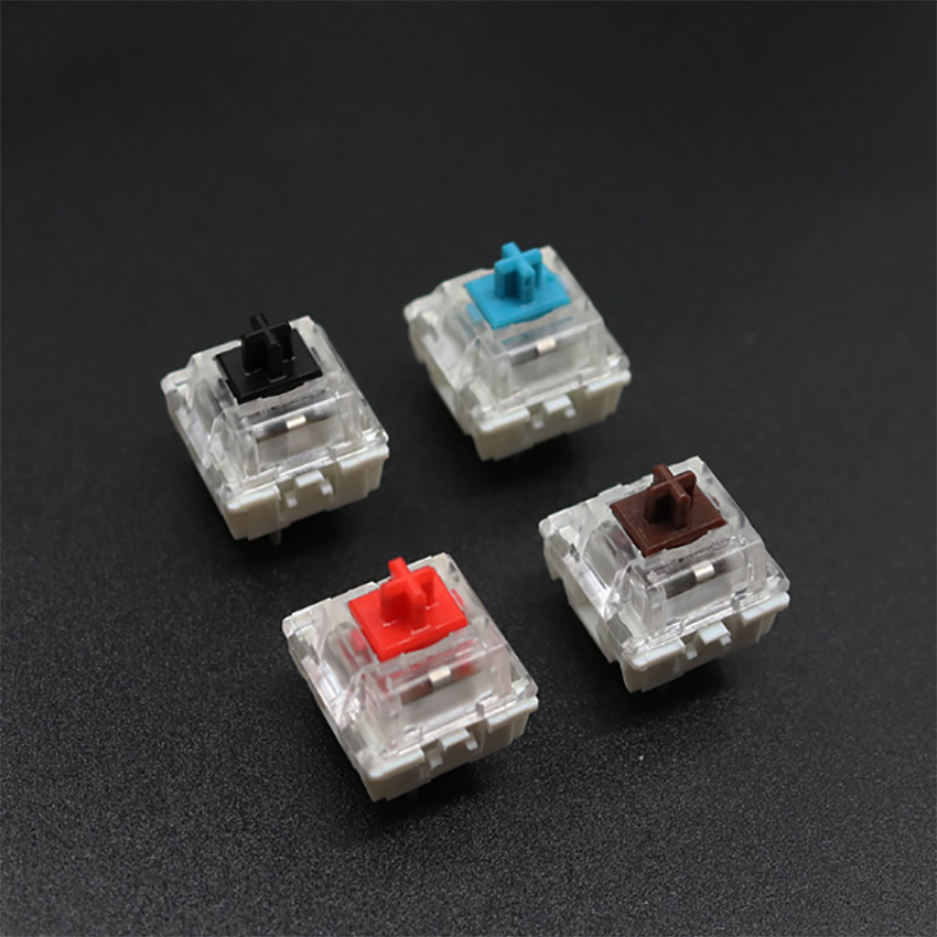 10PCS Mechanical Key Board Red Black Blue Brown Key Switch 3Pin Thin Compatible Switch